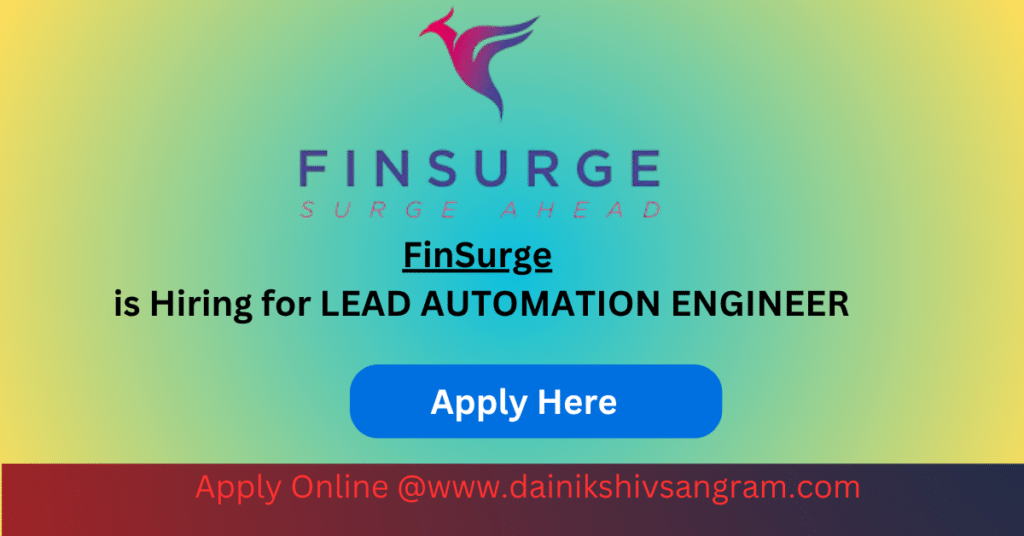 FinSurge is Hiring for LEAD AUTOMATION ENGINEER