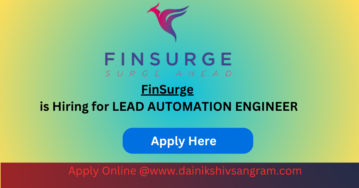 FinSurge is Hiring for LEAD AUTOMATION ENGINEER